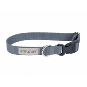Amiplay Ovratnica za psa SAMBA , siva