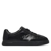 Superge Calvin Klein Low Pro Cups Wingt Text Lth Sue HW0HW03226 Črna