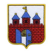 shumee Našitek grba mesta Bydgoszcz - Podlaga za nalepko z likanjem/toplotnim varjenjem - Vezen našitek/značka/emblem