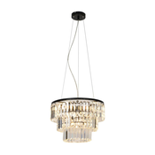 Zuma Line P17127-4 - Luster na sajli TIFANNY 4xE14/40W/230V crna