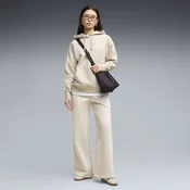 PUMA Essentials Cat Fleece Wide Leg Pants Women, Clothing, Silver Fog, XL