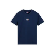 Tommy Jeans Majica NYC azur / temno modra / živo rdeča / bela