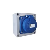 shumee Nadometna vtičnica 2P+Z 16/250 v ohišju IP65 105-105-66, priložena uvodnica PG-13 6180-00