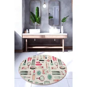 Lessentiel Maison Prostirka za kupatilo 100cm Šarena
