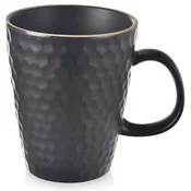 Orion Crna keramicka šalica TEA TIME 420 ml