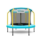 INLEA ULTIMATE Jump Trampolin 150 cm z notranjo zaščitno mrežo – svetlo modra