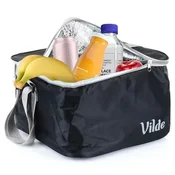 Vilde termo torba 18 L, 31 × 32 × 20 cm, nastavljiv ramenski trak – črna