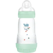 MAM Perfect Star Anti-colic Bottle antikolična steklenička 2m+ Mint 260 ml