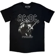 AC/DC B&W Photo North American Tour 25 (Back Print & Ex-Tour) Black M Majica