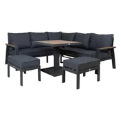 Homestar Vrtni garnitura PARKER 4-delna siva