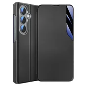 AVIZAR Preklopni etui za Galaxy S26 Plus dvo-materilana zasnova s funkcijo stojala, Črna, (5000273921)
