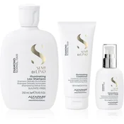 Alfaparf Milano Semi di Lino Diamond Kit set za sijaj in mehkobo las
