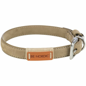 Trixie Be Nordic Ogrlica Koža L/XL 55-61cm 30mm Bež