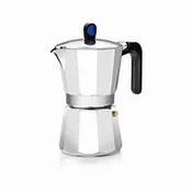 Coffee maker, stainless steel, 370ml, Black - Monix