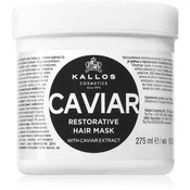 Kallos Cosmetics Caviar Restorative Hair Mask maska za lase za poškodovane lase 275 ml