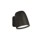 Bover LED zunanja stenska svetilka Nut, svetlo siva, aluminij/jeklo - Dizajn