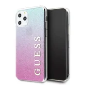 Guess Etui Guess Glitter Gradient za iPhone 11 Pro - rožnato-modro