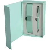 WELLINGTON Set pisalni hastur svinčnik kemični + etui turkizna - turkizna