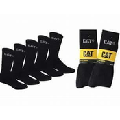 CAT Moške športne nogavice črne 41/45 5 parov CAT DYP12