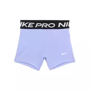 NIKE Športne hlače Pro svetlo lila/črna
