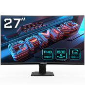 GIGABYTE Monitor GigaByte 68,6 cm (27,0") GS27FC 1920x1080 Curved 180Hz VA 1ms 2xHDMI DisplayPort  sRGB108%, (21206377)