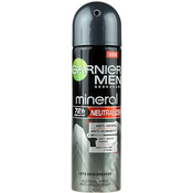 Garnier Men Mineral Neutralizer antiperspirant v pršilu proti belim madežem 72h (Anti-white Marks) 150 ml