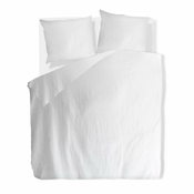 Bijela posteljina za bracni krevet od muslina 200x200 cm Plain Muslin – Butter Kings