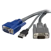 StarTech.com SVUSBVGA6 KVM kabel Crno 1,8 m