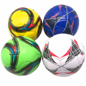 Vzorčasta umetno usnjena nogometna žoga v več različicah, premera 23 cm