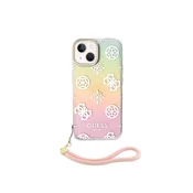 Guess Guess, Ohišje za Apple iPhone 15 Plus TPU Peony s trakom za roko, Ve?barvno, (21244193)
