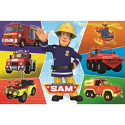 Trefl - Puzzle Fireman Sam 100 pieces - 95-108 kosov