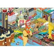 Grafika - Puzzle Nantes - 1 000 kosov