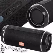 Aku. 1200mAh prenosni bluetooth zvočnik boombox USB FM radio AUX - VERK GROUP