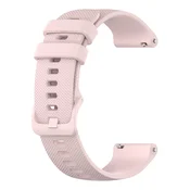 Univerzalen silikonski pas Techsuit W006 18mm za pametne ure - roza