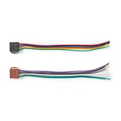 Nedis ISO-adapterski kabel za avtoradio | Standardni ISO-priključek | 0,15 m | Okrogel | PVC