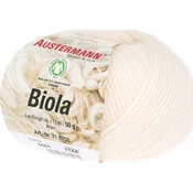 Austermann Biola 98258-01 Wool White Pletilna preja