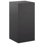 vidaXL Stojalo za rastline Črna 40 x 40 x 80 cm Jeklo