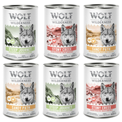 10% popust! Mokra pasja hrana Wolf of Wilderness mešana pakiranja - 6 x 400 g: Adult Expedition mešano pakiranje