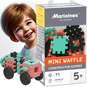 shumee Marioinex Mini konstruktor vafljev, strokovnjak, 71 kosov.