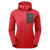 Rab Superflux Hoody ženska jopica, summit red (XS)