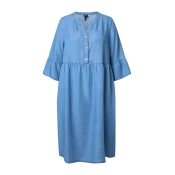 Ulla Popken Obleka moder denim