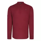 G783 DEWBERRY JUDGE COLLAR MENS SHIRT-BURGUNDY
