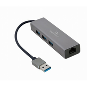 *USB-AM - LAN GbE Hub 3xUSB 3.0