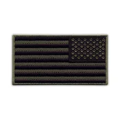 shumee Našitek Zastave Združenih držav Amerike - umirjen - hrbtna stran - Prišit - Vezen našitek/značka/emblem