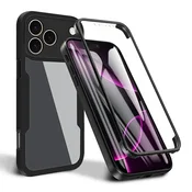 Hibridni Full body ovitek Techsuit ColorVerse 360 za iPhone 17 Pro Max - black
