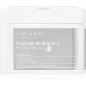 MÁRY & MAY Niacinamide Vitamin C Brightening Mask (maska za osvetlitev) 30 kosov