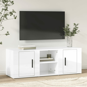 vidaXL TV ormaric sjajni bijeli 100x31,5x35 cm od konstruiranog drva