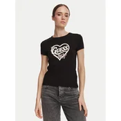 Guess Majica V6YI09 K4276 Črna Slim Fit