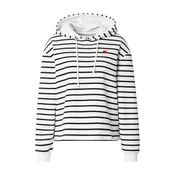 PIECES Sweater majica PCCHILLI  crna / bijela