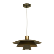 Luster na sajli PLATO 1xE27/15W/230V mesing/zlatna